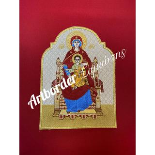 Embroidered figure Holy Mother 0304KP