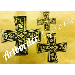Набор крестов для священника машинная вышивка, Арт. 056IK