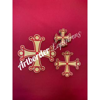 Priest machine made set of crosses 078IK