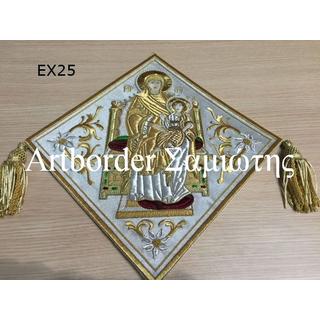 Epigonation handmade Mother of God EX25