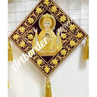 Epigonation handmade Mother of God EX26