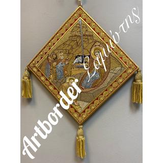 Επιγονάτιο χειροποίητο Η Γέννηση του Χριστού ΕΧ33