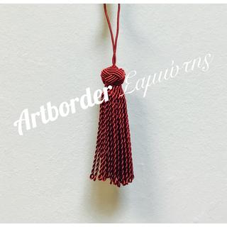 Tassels for epigonation made by twist fringe , Fa 6005-R , 10cm.