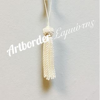 Tassels for epigonation made by twist fringe , Fa 6005-R , 10cm.