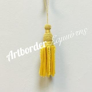 Wire tassel with big bullion for epigonation Ft-1sk , 11cm. 