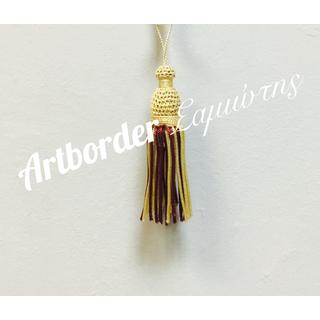 Wire tassel for epigonation 2 colours Ft-1d , 11cm.