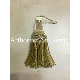 Wire tassel with big bullion Ft-4sk 14cm.