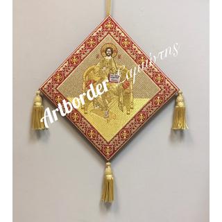 Embroidered epigonatio Jesus KE05