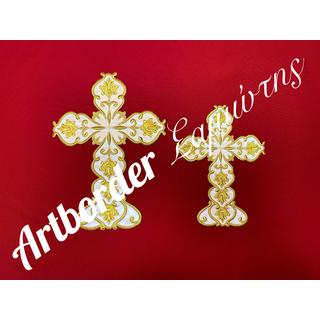 Embroidered crosses for Holy table KSAT083