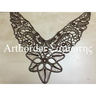 Handmade lace for traditional embroidery XL.55