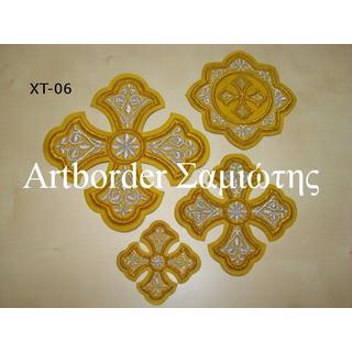 Ιερατικο σετ χειροποίητων σταυρων XT06