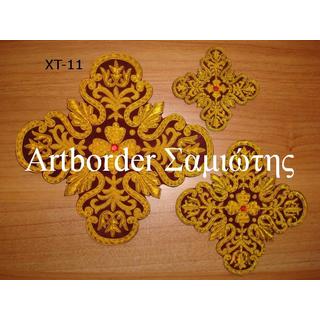 Набор крестов ручной работы для священника, Арт XT11