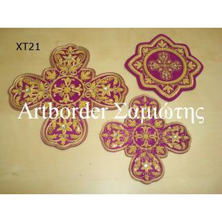 Набор крестов ручной работы для священника, Арт XT21